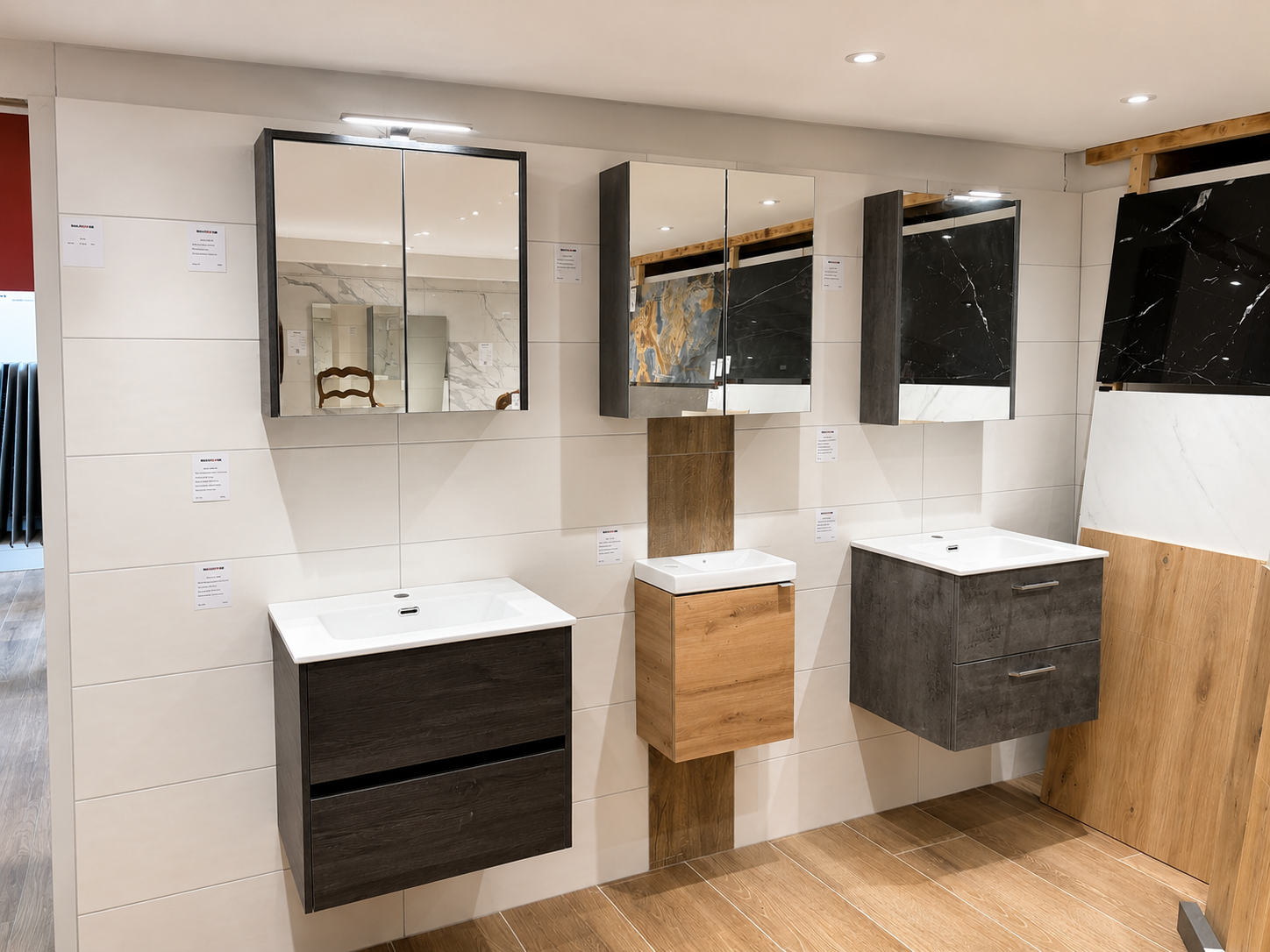Espace salle de bain du showroom